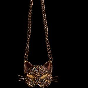 New Betsey Johnson cat mask glow in the dark and sparkly- great for Halloween!